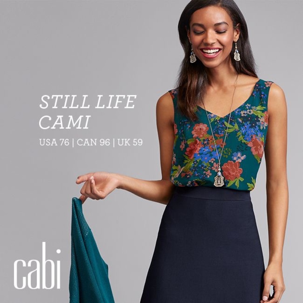 CAbi Style 3449 Still Life Cami-size XS
